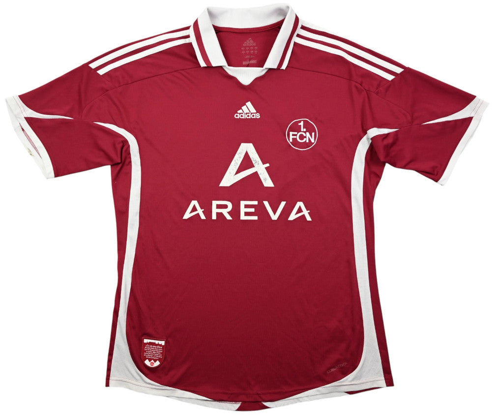 Maillot Nürnberg 2009-11 Adidas Domicile Vintage AREVA