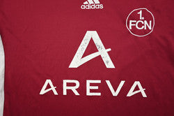 Maillot Nürnberg 2009-11 Adidas Domicile Vintage AREVA