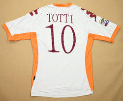 Maillot AS Roma Domicile Kappa 2010-11 Totti vintage collector