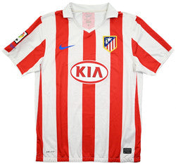Maillot Atletico Madrid 2010-11 Domicile Nike KIA Vintage