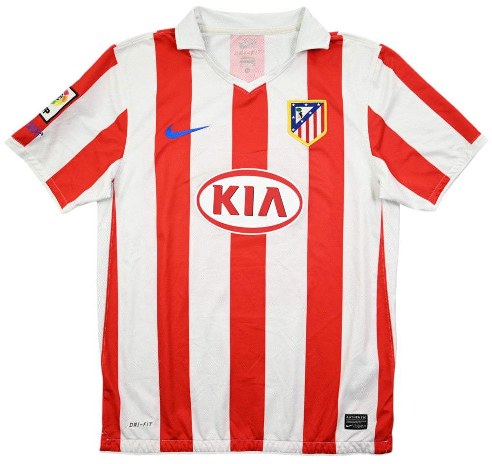 Maillot Atletico Madrid 2010-11 Domicile Nike KIA Vintage