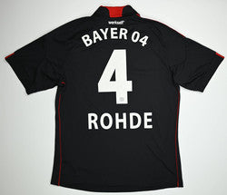Maillot Bayer Leverkusen 2010-11 Adidas ROHDE vintage 9/10