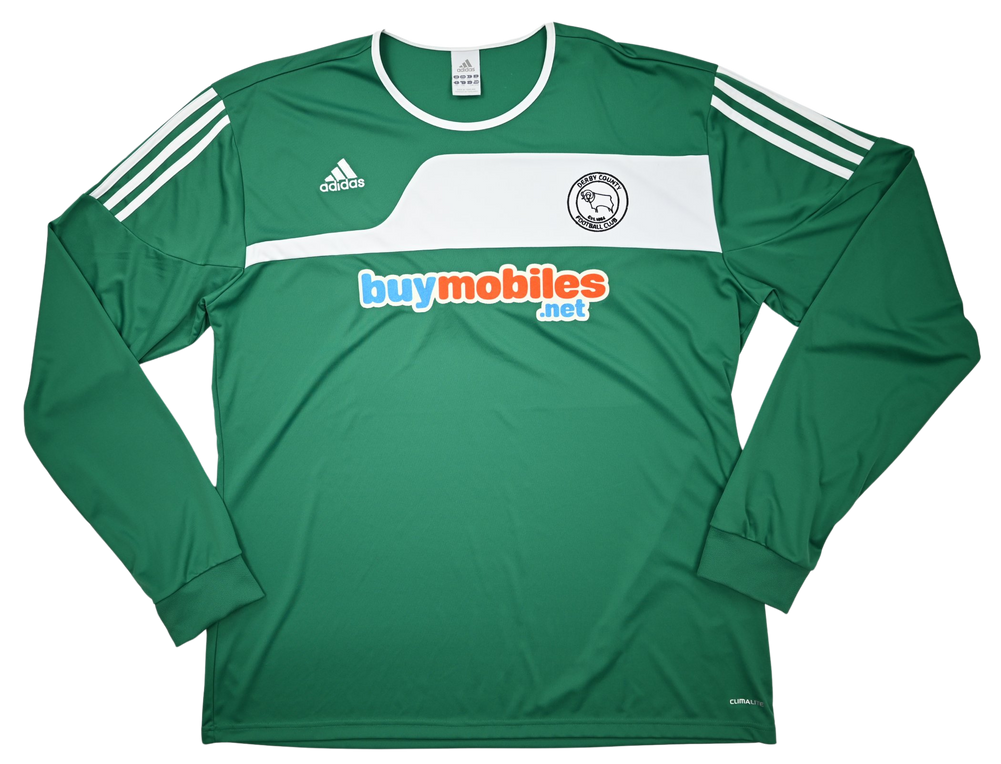 Maillot Derby County 2010-11 Adidas Manches Longues XXL Vintage