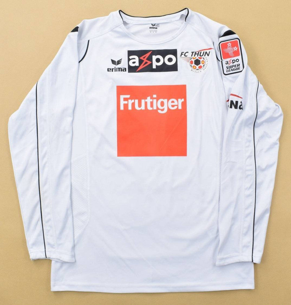 Maillot FC Thun 2010-11 Extérieur Erima Match Issue RUEGG vintage