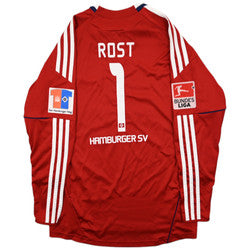 Maillot Gardien Hamburg 2010-11 Adidas Vintage Rost