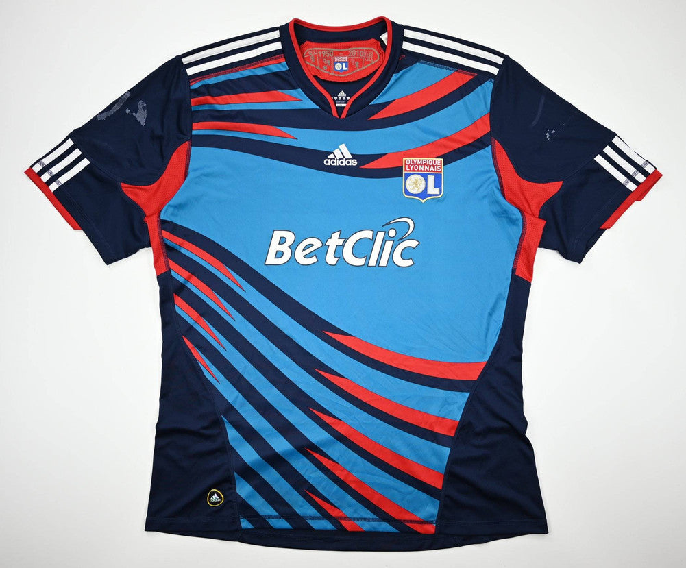 Maillot Lyon 2010-11 Adidas Betclic vintage collector XL