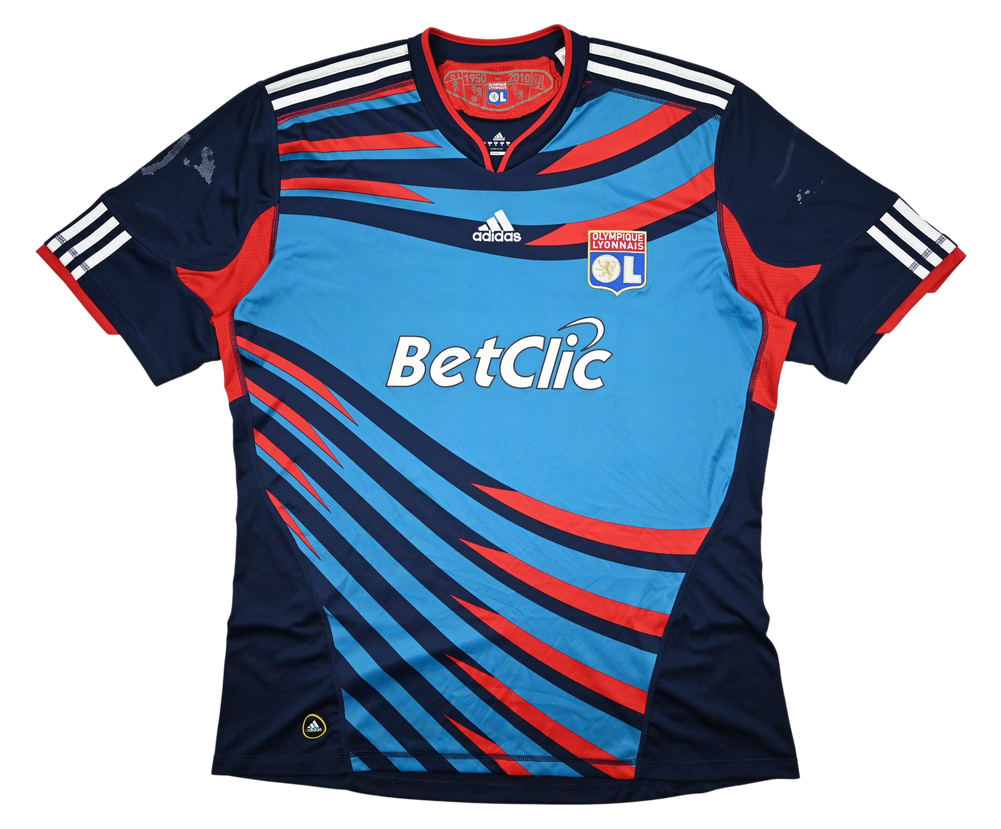 Maillot Lyon 2010-11 Adidas Betclic vintage collector XL