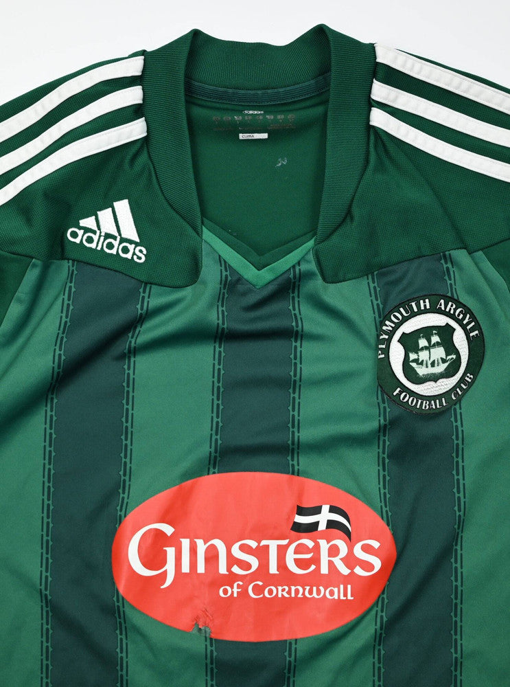 Maillot Plymouth Argyle 2010-11 Adidas vintage Ginsters