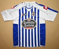 Maillot Deportivo La Coruña 2010-11 Domicile Lotto Manches Longues