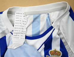 Maillot Deportivo La Coruña 2010-11 Domicile Lotto Manches Longues