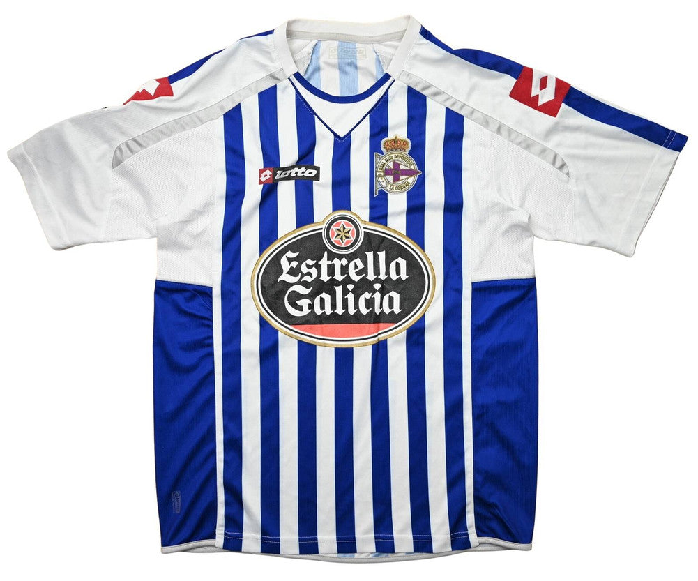 Maillot Deportivo La Coruña 2010-11 Domicile Lotto Manches Longues