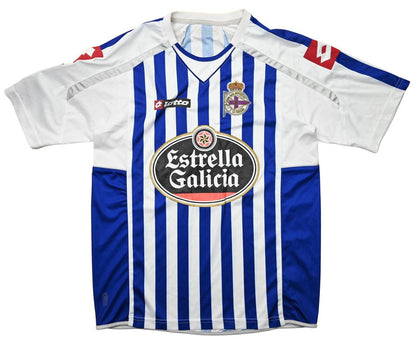 Maillot Deportivo La Coruña 2010-11 Domicile Lotto Manches Longues