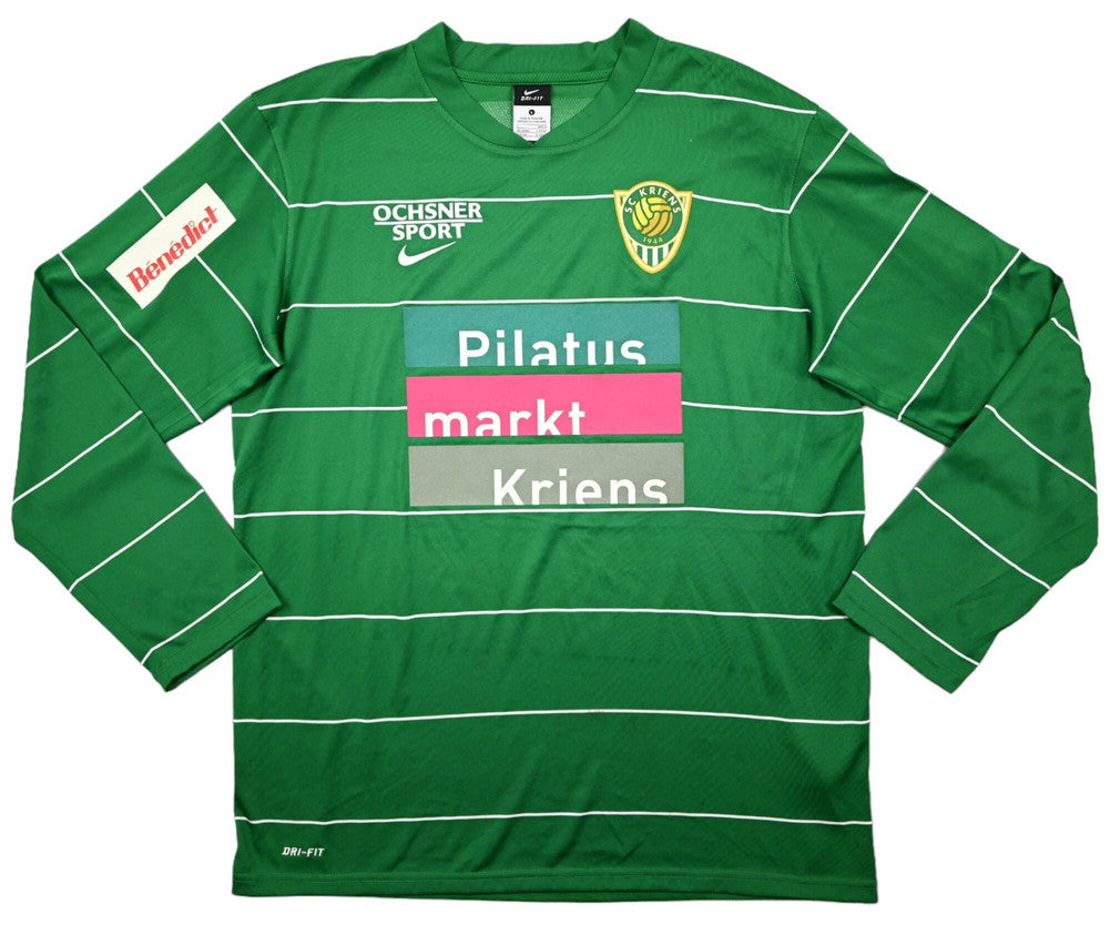 Maillot SC Kriens 2010-11 Domicile Manches Longues Nike Vintage