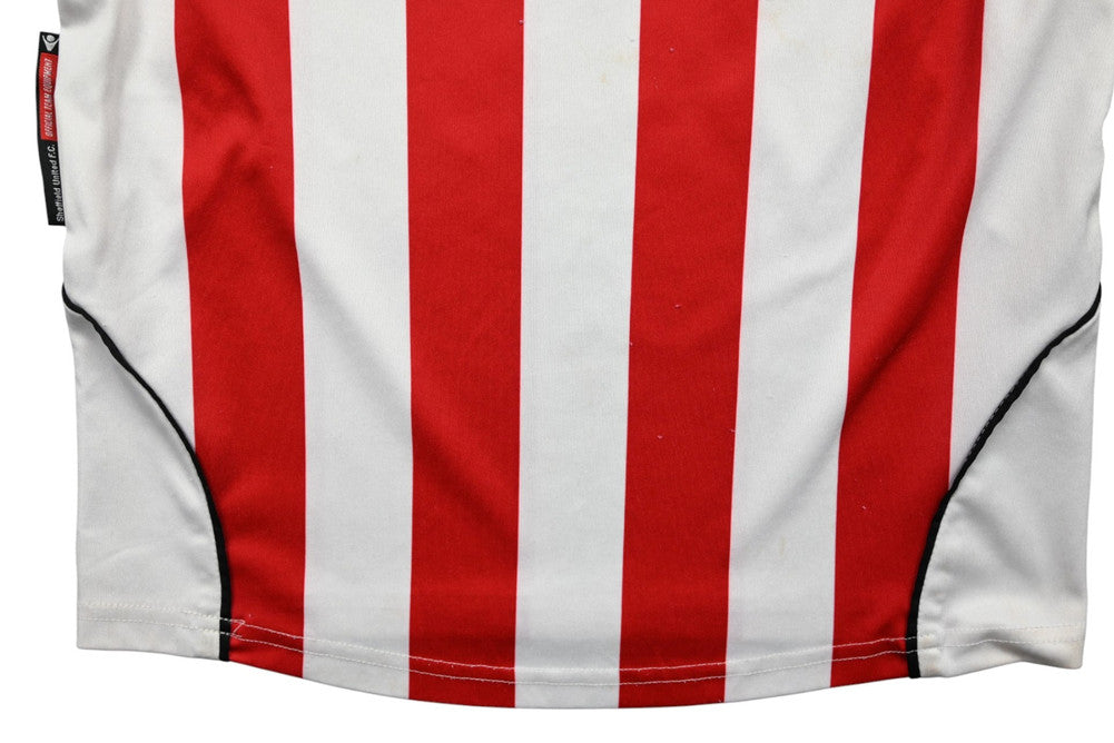 Maillot Sheffield United 2010-11 Macron Domicile Visit Malta vintage