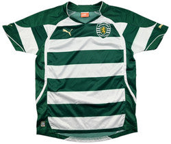 Maillot Sporting Portugal Domicile Puma 2010-11 vintage Boys