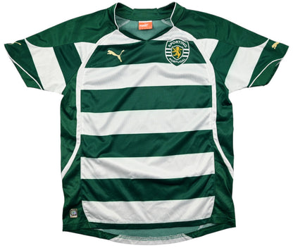Maillot Sporting Portugal Domicile Puma 2010-11 vintage Boys