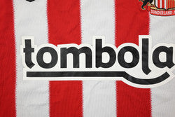 Maillot Sunderland Domicile 2010-11 Umbro Tombola vintage L