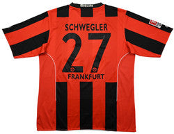Maillot Eintracht Frankfurt 2010-12 Jako Schwegler Domicile vintage