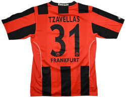 Maillot Eintracht Frankfurt 2010-12 Jako Domicile Tzavellas vintage