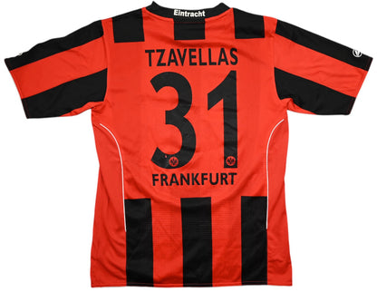 Maillot Eintracht Frankfurt 2010-12 Jako Domicile Tzavellas vintage