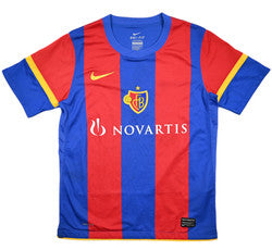 Maillot FC Basel 2010-12 Nike Domicile Vintage Novartis