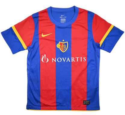 Maillot FC Basel 2010-12 Nike Domicile Vintage Novartis