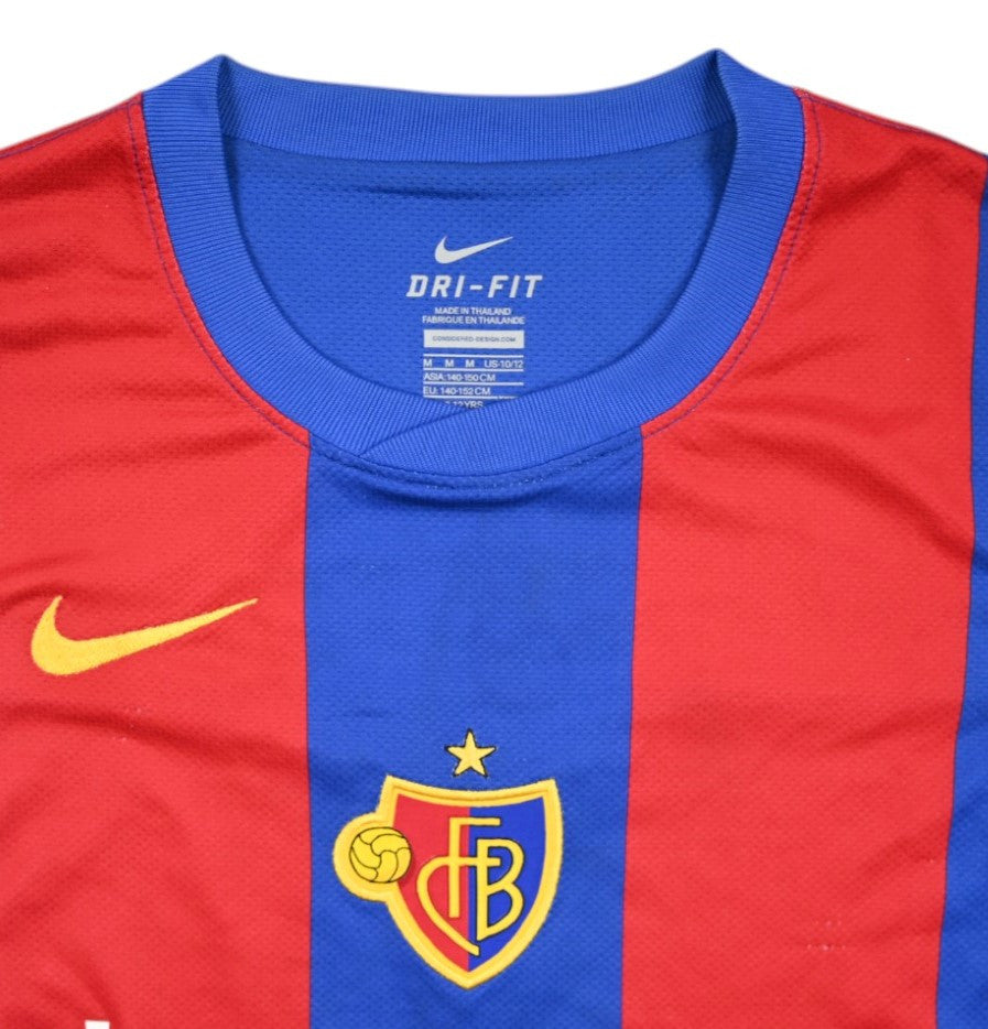 Maillot FC Basel 2010-12 Nike Domicile Vintage Novartis