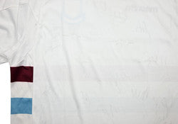Maillot Extérieur West Ham United 2010-12 Macron Signé Faubert