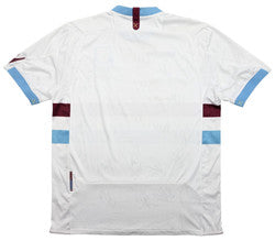 Maillot Extérieur West Ham United 2010-12 Macron Signé Faubert