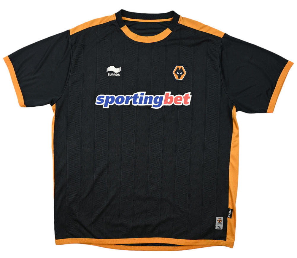 Maillot Wolverhampton Extérieur Burrda 2010-12 Vintage 3XL
