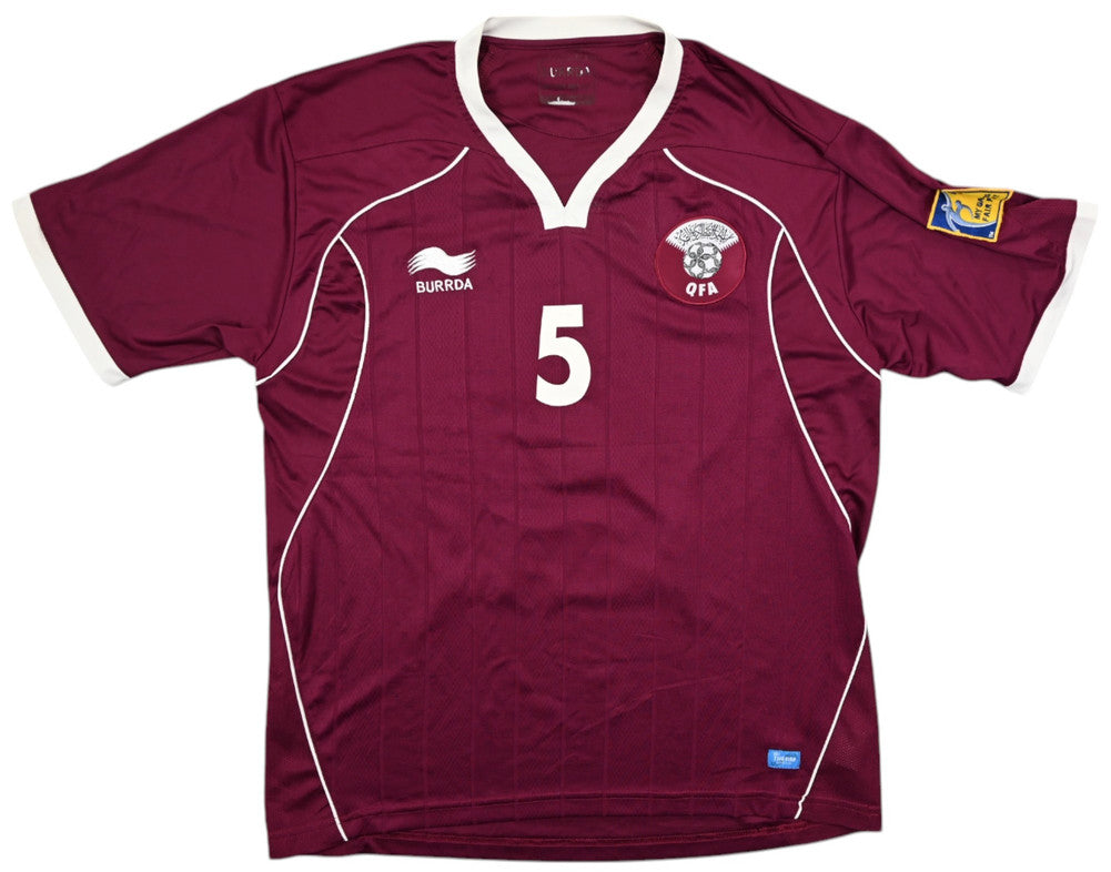 Maillot Asia SC 2010 Burrda Zamel vintage Qatar 9/10