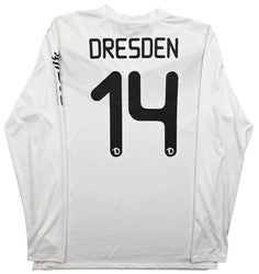 Maillot Dynamo Dresden Extérieur Nike 2011-12 Vintage Manches Longues