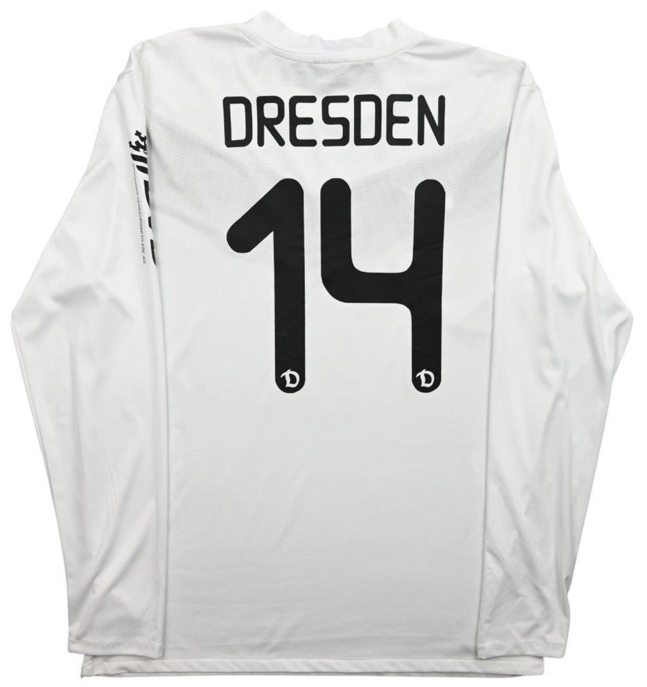 Maillot Dynamo Dresden Extérieur Nike 2011-12 Vintage Manches Longues