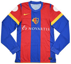 Maillot FC Basel U14 2011-12 Nike Longsleeve Domicile vintage