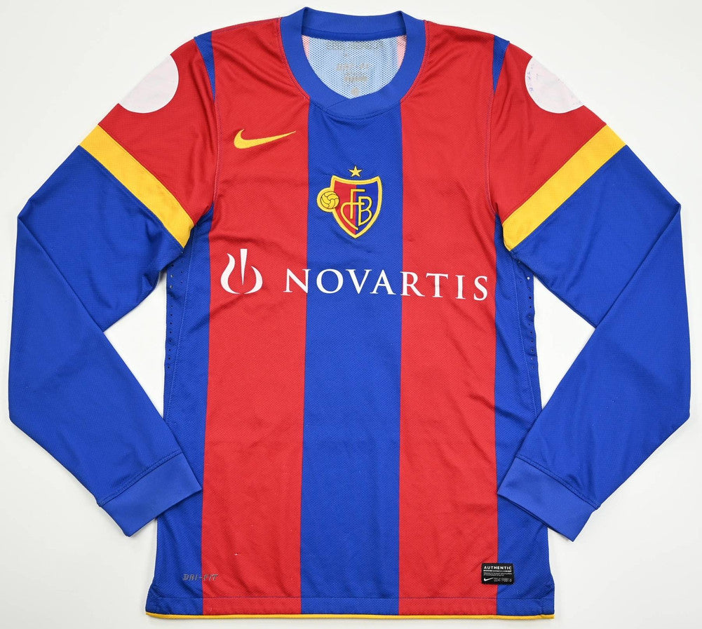 Maillot FC Basel U14 2011-12 Nike Longsleeve Domicile vintage