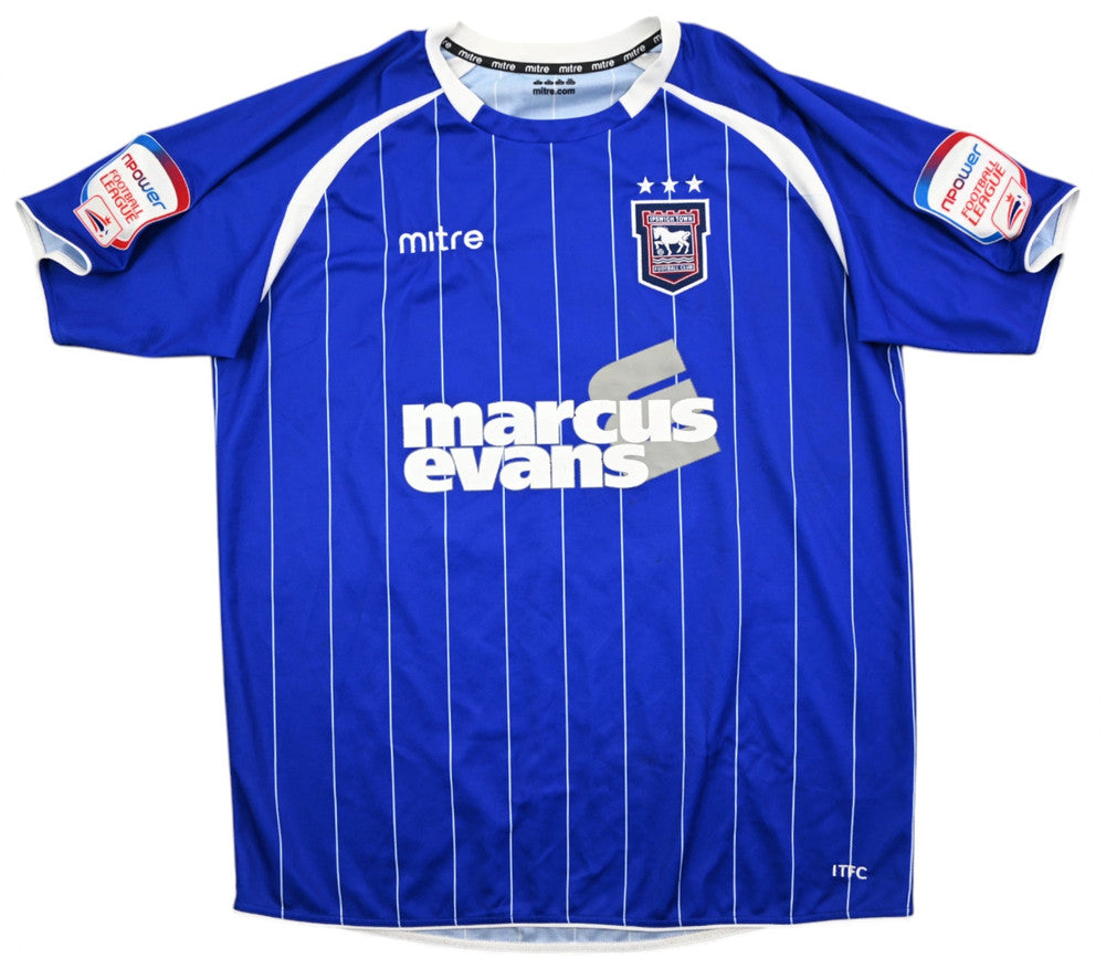 Maillot Ipswich Town Domicile Mitre 2011-12 Bullard vintage