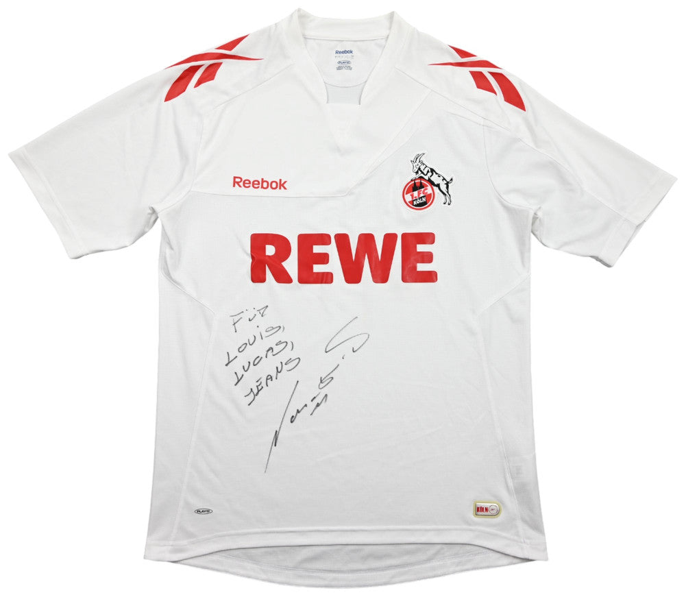 Maillot FC Köln 2011-12 Reebok Domicile Signé Novakovic