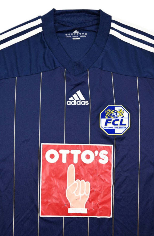 Maillot FC Luzern 2011-12 Domicile Adidas Vintage | 8/10
