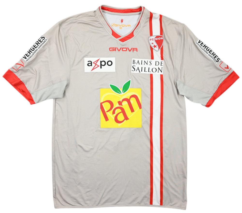 Maillot FC Sion Extérieur 2011-12 Givova vintage collector