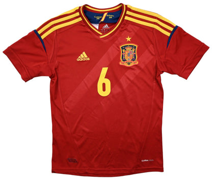 Maillot Espagne 2011-12 Iniesta Adidas Boys M vintage 8/10