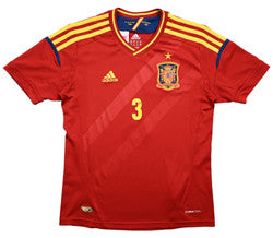 Maillot Espagne Domicile 2011-12 Adidas Piqué vintage 9/10
