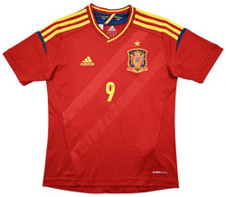 Maillot Espagne 2011-12 Domicile Adidas Torres S Boys vintage