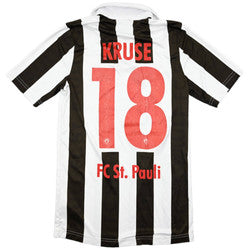 Maillot FC St. Pauli 2011-12 Domicile Do You Football KRUSE vintage