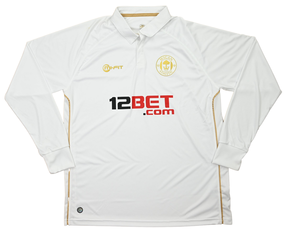 Maillot Wigan Athletic 2011-12 Manches Longues MIFIT Vintage