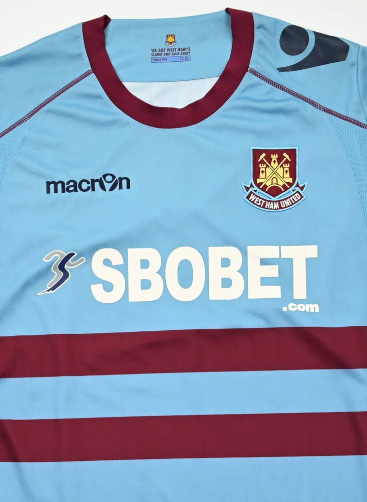 Maillot Extérieur West Ham United 2011-13 Macron Vintage XXL