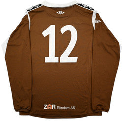 Maillot Mjøndalen IF Extérieur Manches Longues Umbro 2011-2014