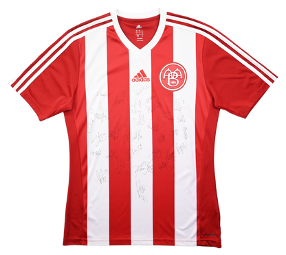 Maillot Aalborg BK 2012-13 Adidas Vintage Signé