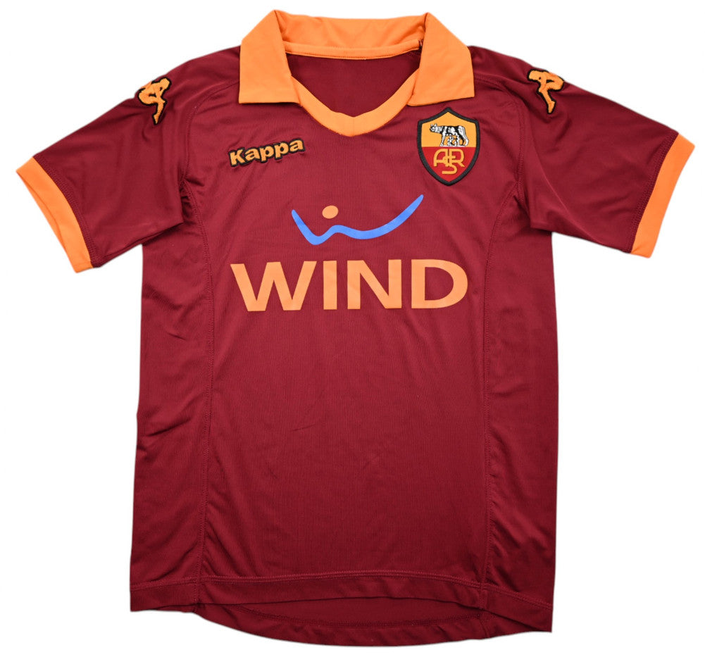 Maillot AS Roma Domicile Kappa 2012-13 Vintage Taille Enfant