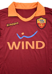 Maillot AS Roma Domicile Kappa 2012-13 Vintage Taille Enfant
