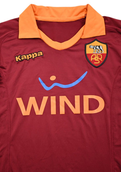 Maillot AS Roma Domicile Kappa 2012-13 Vintage Taille Enfant